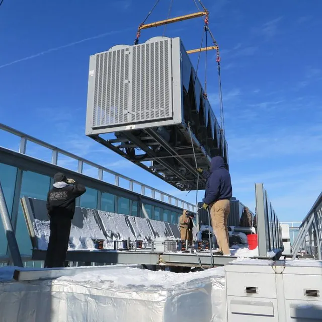 Air Cooled Chiller replacement by Hayes Mechanical in Chicago