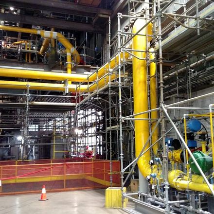 Generating Station converting coal to natural gas